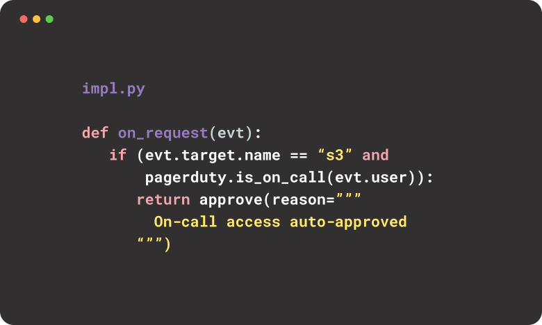 Customize routing and access rules