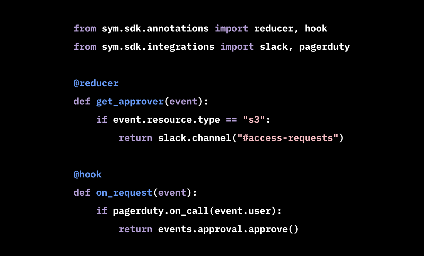 Sym: Intelligent Approvals as Code